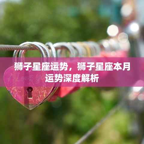 狮子星座本月运势深度解析及运势展望