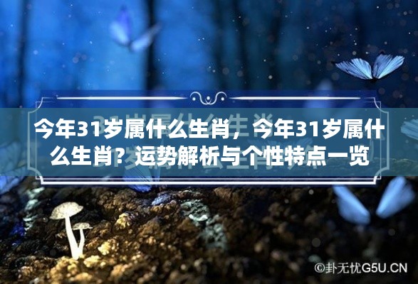今年31岁属相运势解析与个性特点一览表
